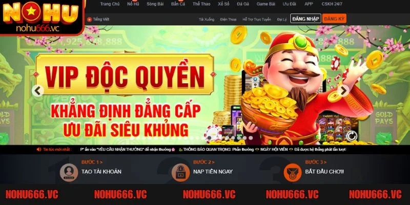 Giao diện đơn giản đảm bảo thuận tiện cho người chơi mới